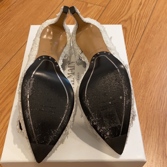 💥SOLD!💥 BALMAIN JULIE D’ORSAY TWEED HEELS - Picture 13 of 16